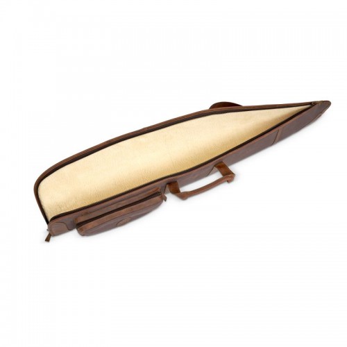 Waidmanns Leder/Canvas Futteral Amos Braun/Braun