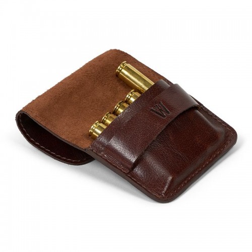 Waidmanns Leder 5-Patronenetui Fabio Brandy