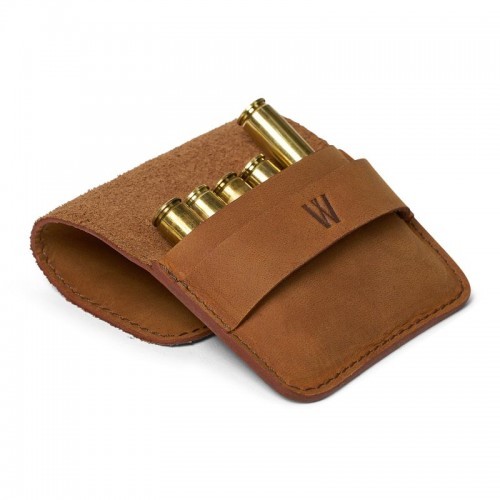 Waidmanns Leder 5-Patronenetui Fabio Hellbraun