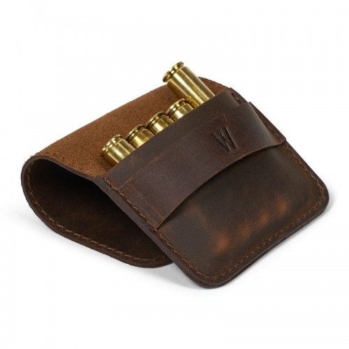 Waidmanns Leder 5-Patronenetui Fabio Dunkelbraun