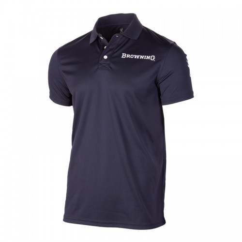 Browning Herren Poloshirt, ULTRA SPORT, blau