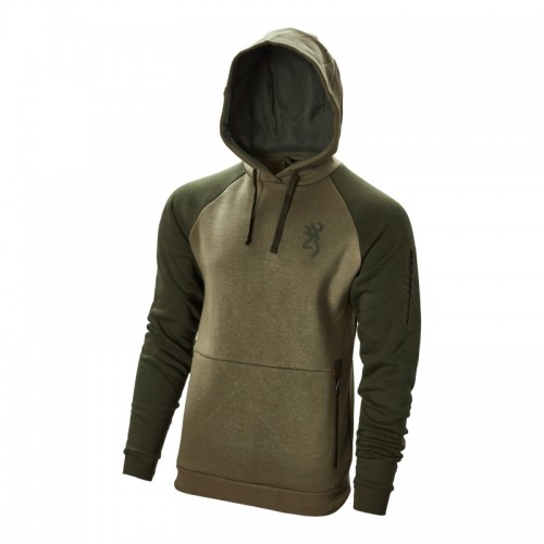 Browning Herren Sweatshirt, SNAPSHOT TWO TONES, gr�n