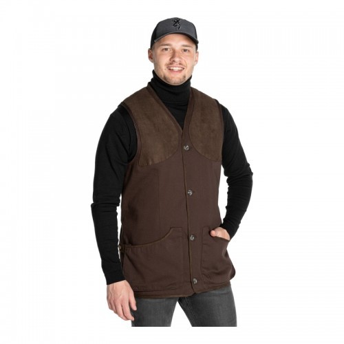 Browning Herren Weste, NORFOLK, dunkelbraun