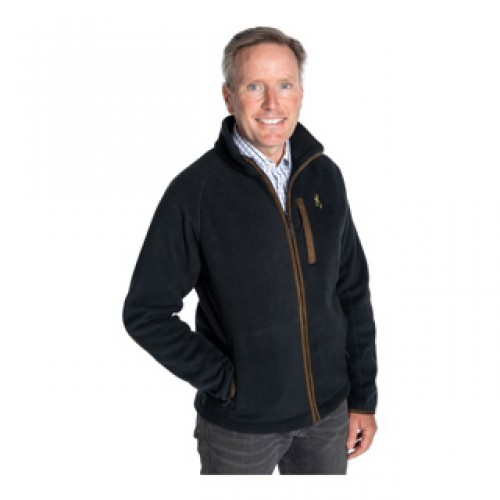 Browning Herren Fleece Jacke, SUMMIT, blau