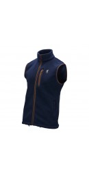 Browning Herren Fleece Weste, SUMMIT, blau