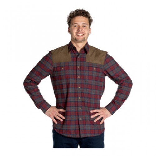 Browning Herren Hemd, FREDERICK, rot