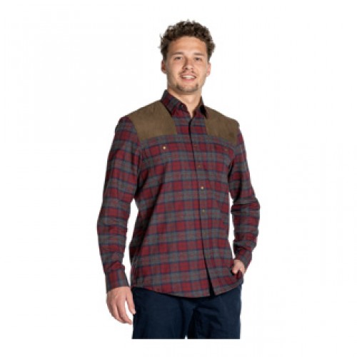 Browning Herren Hemd, FREDERICK, rot