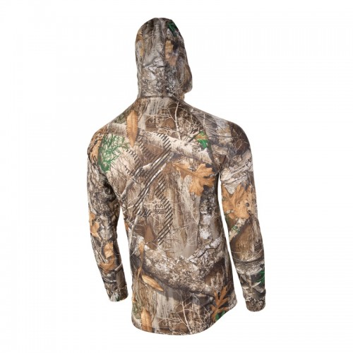 Browning Herren Langarmshirt mit Kapuze, TEAMSPIRIT, RTEDGE-Tarnmuster