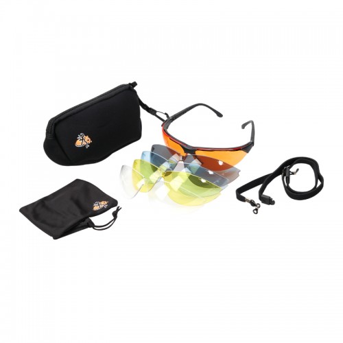 Browning Schie�schutzbrillen-Set mit 5 Wechselgl�sern, CLAYMASTER