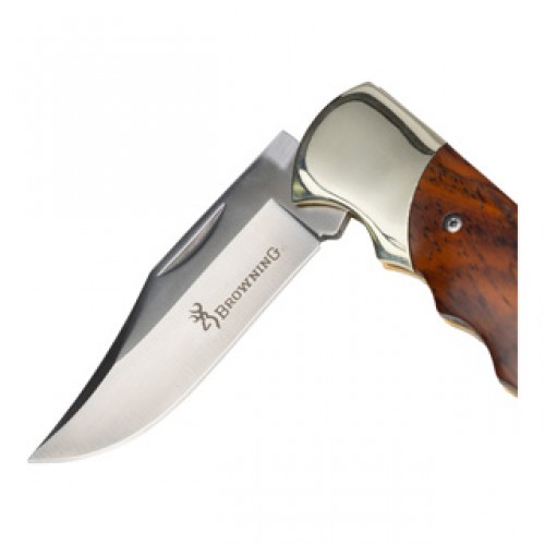 Browning Jagdmesser mit Holzgriff, 111, LOCKBACK