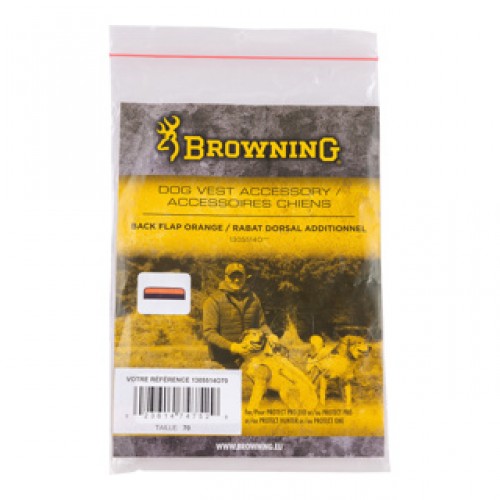 Browning Hundewesten-Zubeh�r, R�ckenklappe Orange