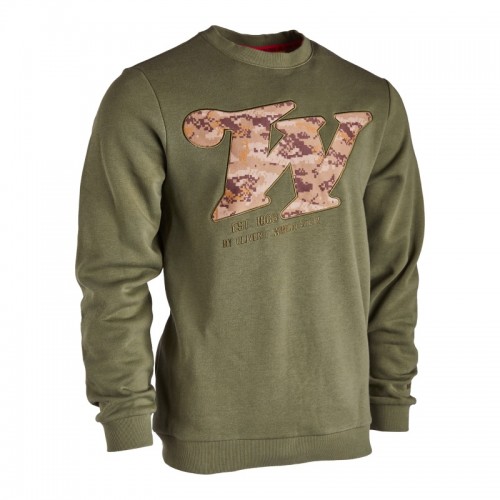 Winchester Sweatshirt REDSTONE, Rundhals, khaki
