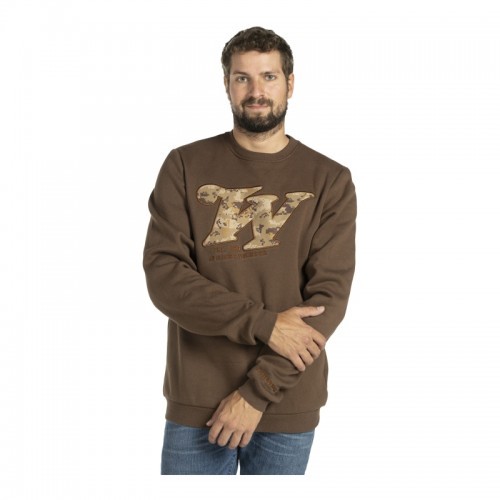 Winchester Sweatshirt REDSTONE, Rundhals, braun