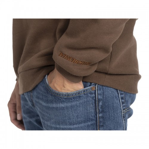 Winchester Sweatshirt REDSTONE, Rundhals, braun