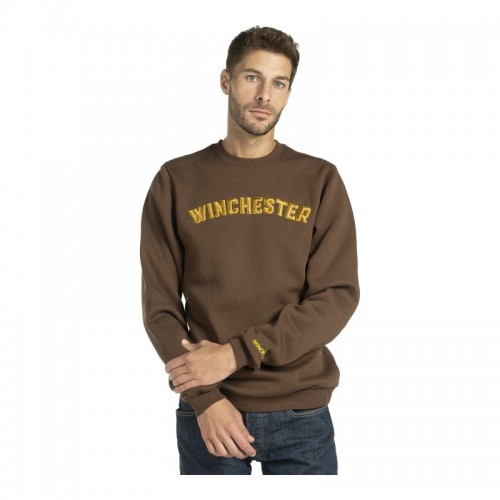 Winchester Sweatshirt FALCON, Rundhals, braun