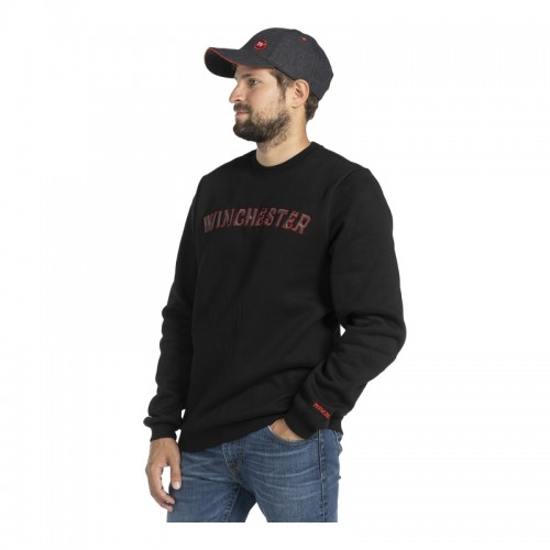 Winchester Sweatshirt FALCON, Rundhals, schwarz
