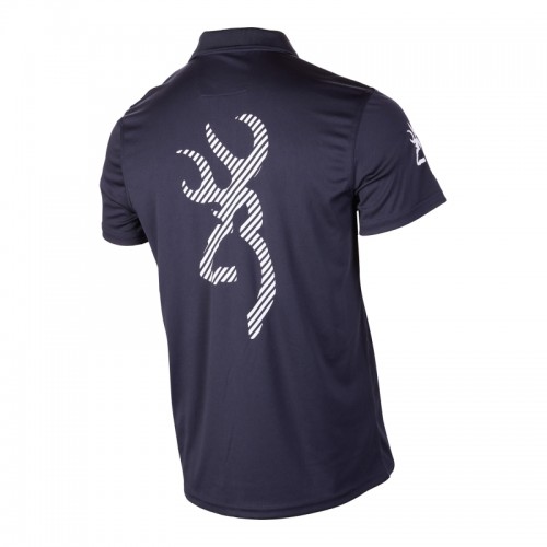 Browning Herren Poloshirt, ULTRA SPORT, blau, L