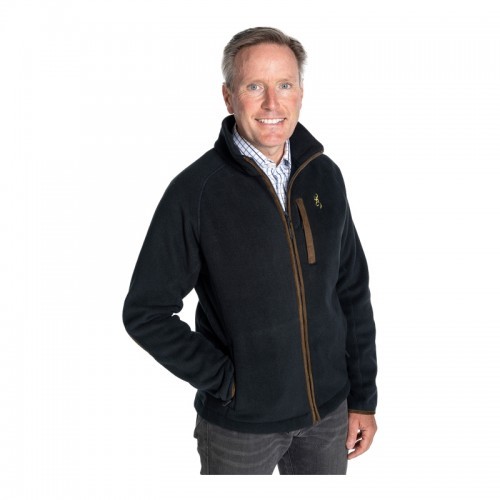 Browning Herren Fleece Jacke, SUMMIT, blau, 3XL