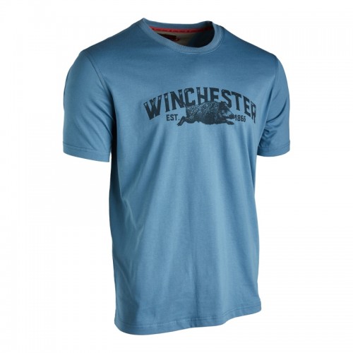 Winchester T-Shirt, SS, VERMONT, blau M