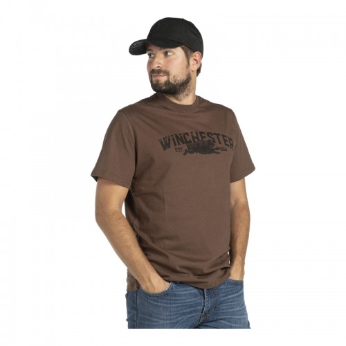 Winchester T-Shirt, SS, VERMONT, braun 2XL