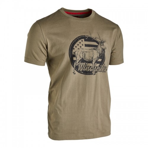 Winchester T-Shirt, SS ,DELTA, khaki 2XL