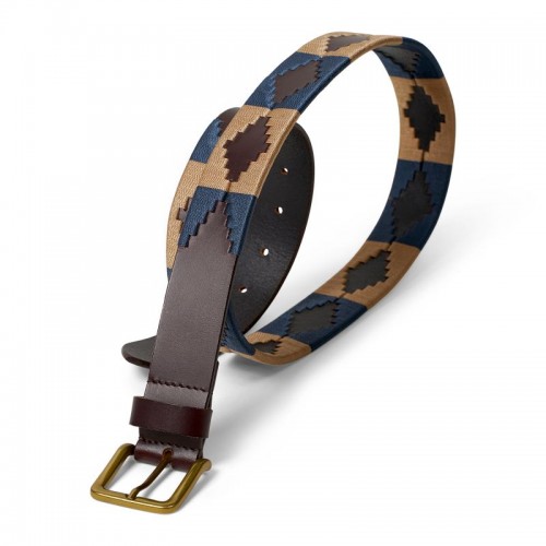 Waidmanns Unisex Polog�rtel Monty Blau Beige 80