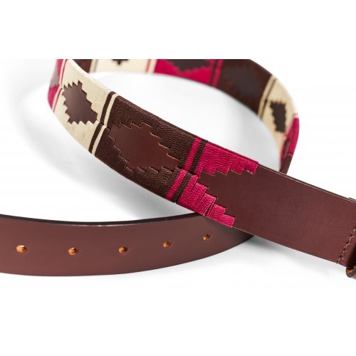 Waidmanns Unisex Polog�rtel Marley Pink Wei� 80