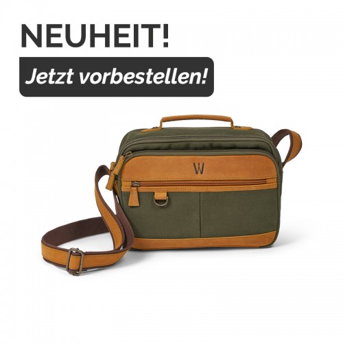 Waidmanns Leder/Canvas Umh�ngetasche Dusty