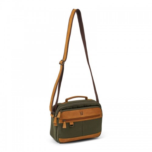 Waidmanns Leder/Canvas Umh�ngetasche Dusty