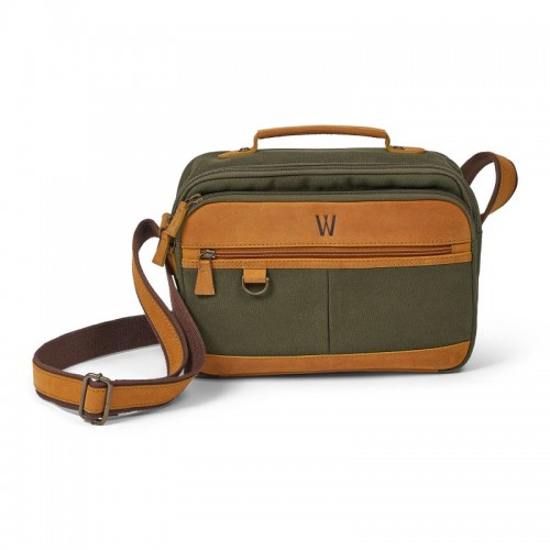 Waidmanns Leder/Canvas Umh�ngetasche Dusty