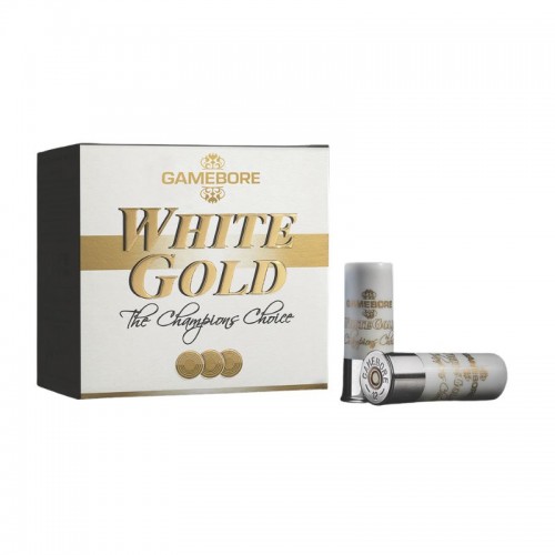 Gamebore Schrotpatronen White Gold Competition Kal. 12/70 28g P7.5 2,4mm 1000 Stk.