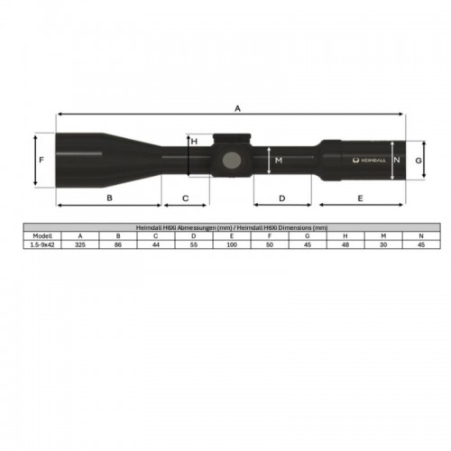 Bundle Hikmicro TQ50CL 3.0 + Heimdall Zielfernrohr H6Xi 1.5-9x42