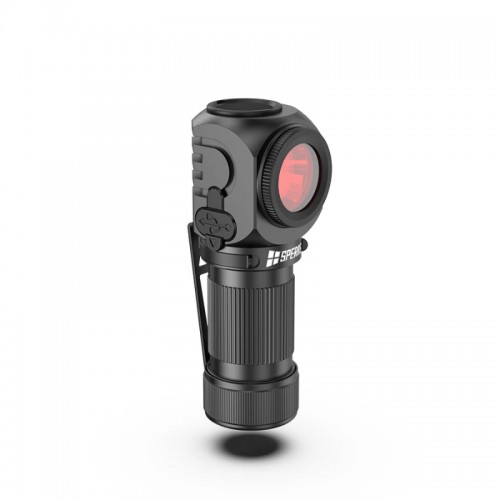 SPERAS SH16 Professional Stirnlampe mit abgewinkeltem Kopf | 1650 lm, 355 m Leuchtweite