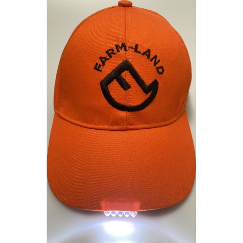 Farm-Land LED-Kappe Orange / Einheitsgröße