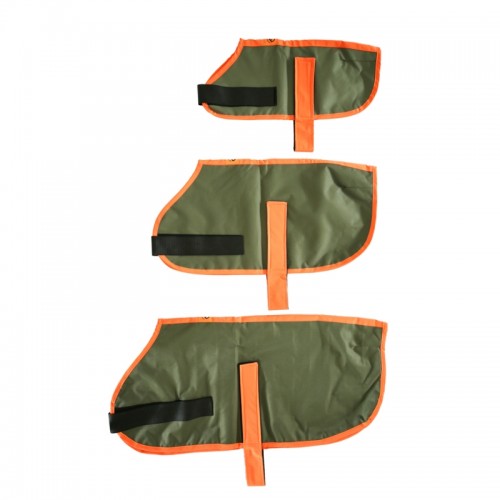 Farm-Land Hundemantel mit signalorangem Einfa� L
