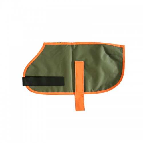 Farm-Land Hundemantel mit signalorangem Einfa� L