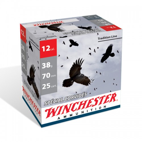 Winchester Schrot Munition Special Crow,12-70,38g,16mm,P4 25 Stk.