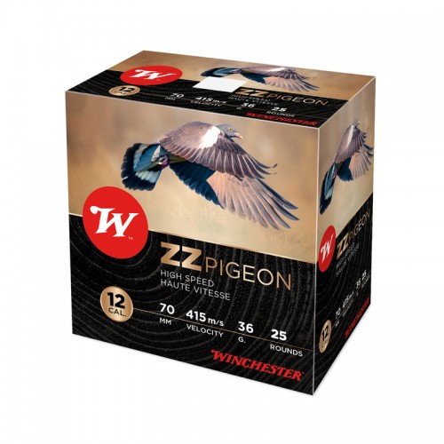 Winchester Schrot Munition Taube ZZ Pigeon, 12-70 ,36g,20mm,P4 25 Stk.